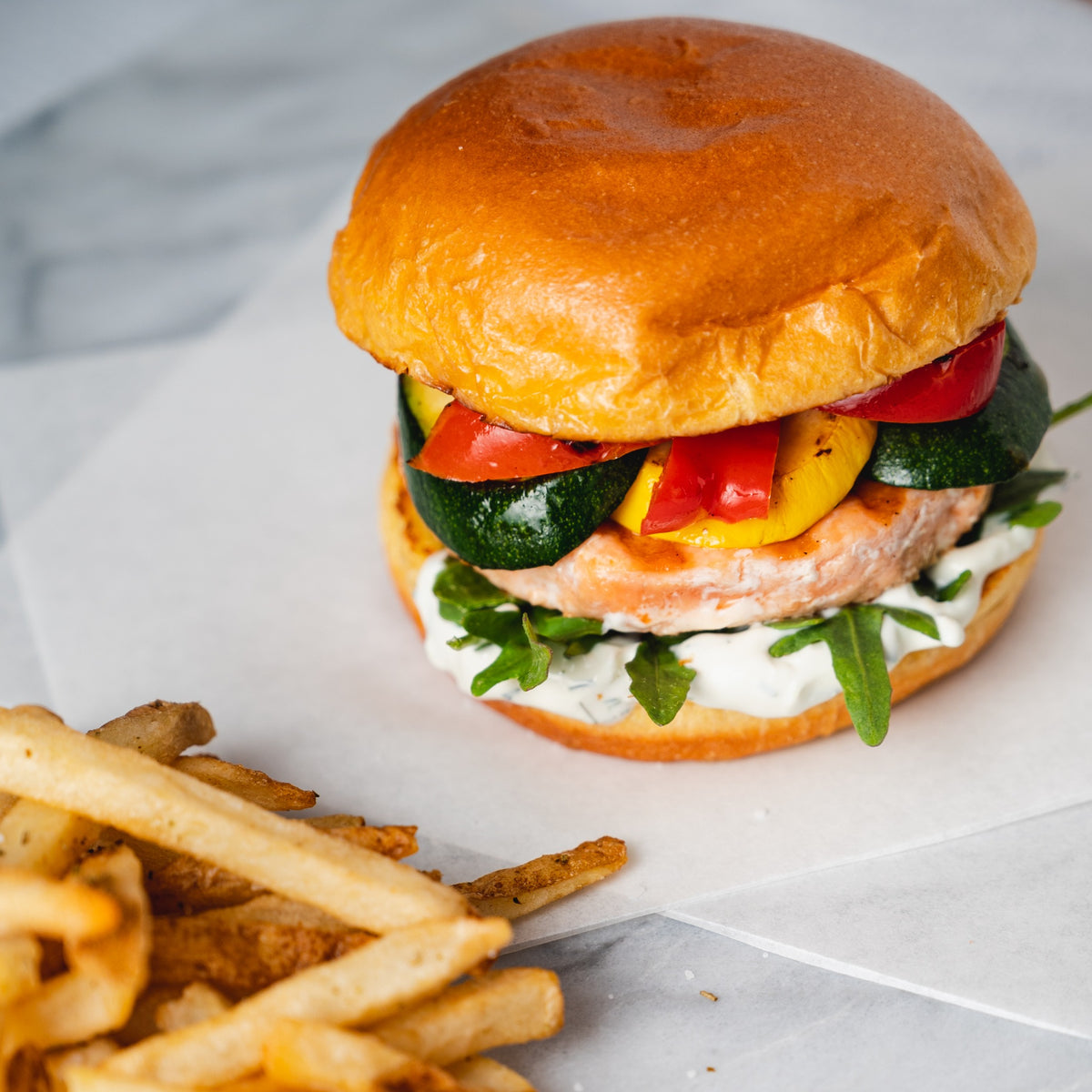 Changing Seas Salmon Burger – Blue Circle Foods