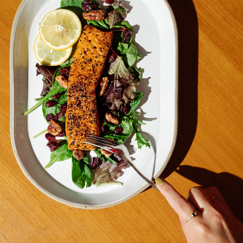 Peppered Roasted Atlantic Salmon